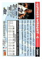 1993 Topps Gold Luther Wright #244
