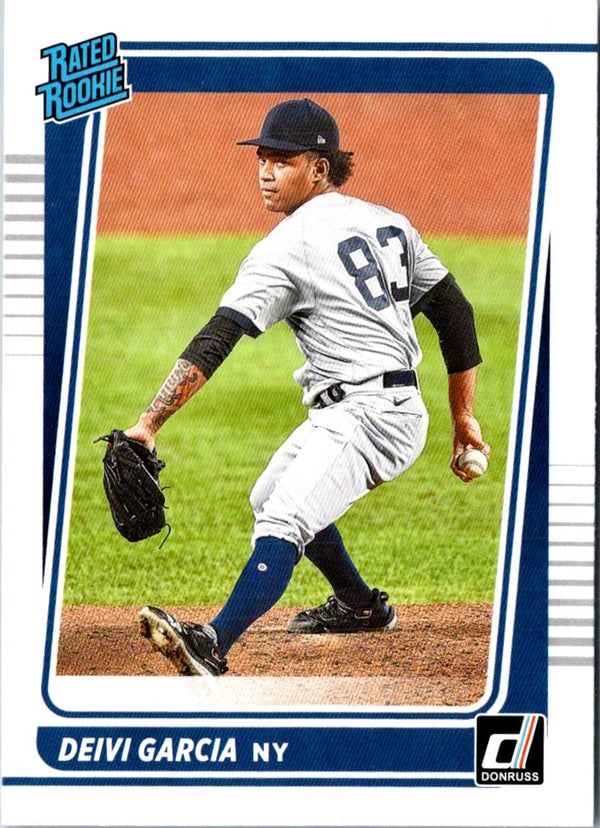 2021 Donruss Blue Deivi Garcia #54