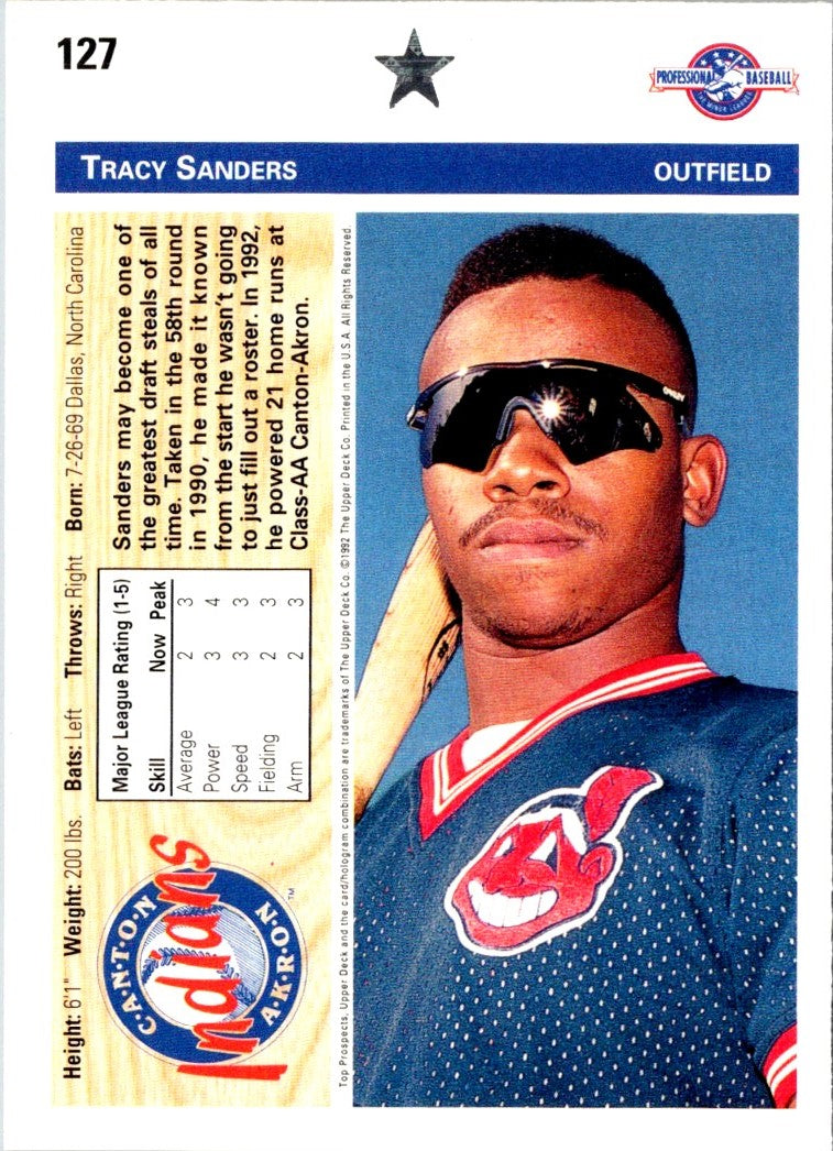 1992 Upper Deck Minors Tracy Sanders