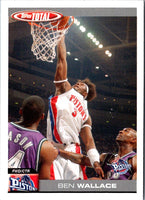 2004 Topps Total Ben Wallace #268