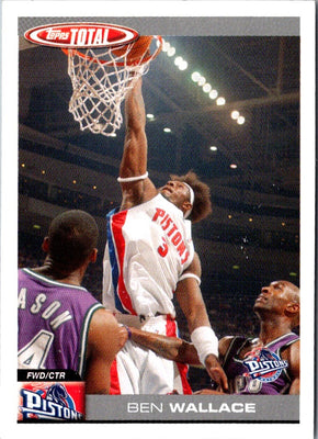 2004 Topps Total Ben Wallace #268