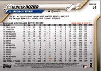 2020 Topps Hunter Dozier #54