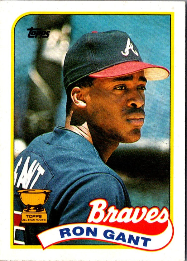 1989 Topps Ron Gant #296