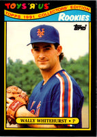 1991 Topps Toys'R'Us Rookies Wally Whitehurst #32