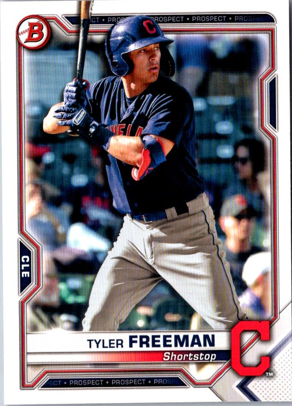 2021 Bowman Prospects Tyler Freeman #BP-119