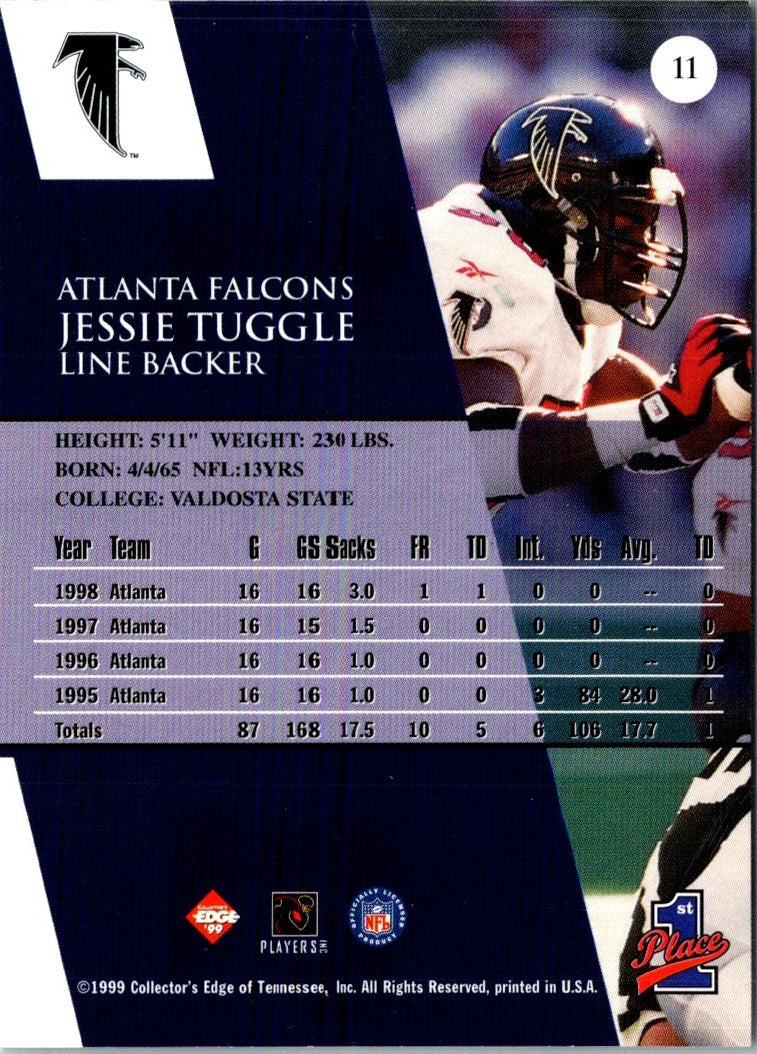 1999 Collector's Edge First Place Jessie Tuggle