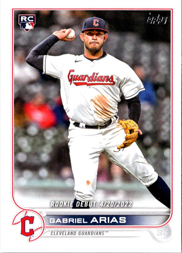 2022 Topps Gabriel Arias #264 Rookie