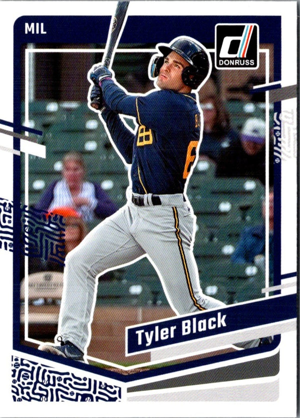 2023 Donruss Holo Blue Tyler Black #136