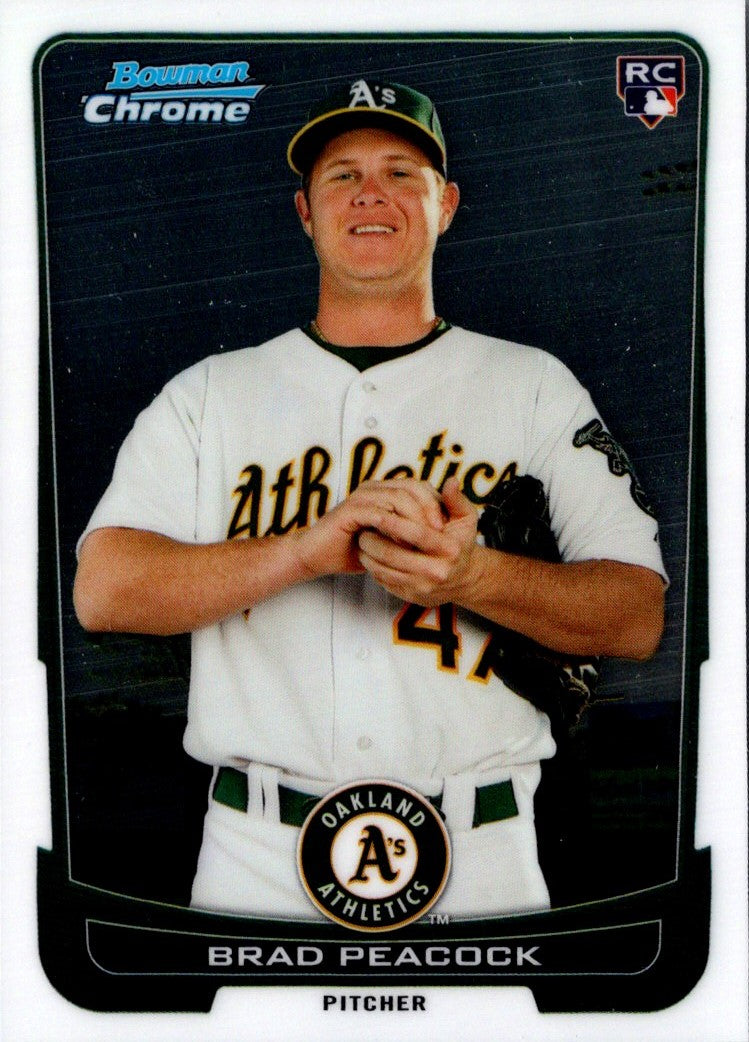 2012 Bowman Chrome Brad Peacock