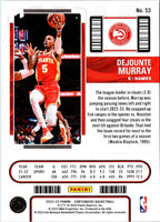 2022 Panini Contenders Game Ticket Red Dejounte Murray #53