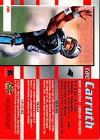 1997 Playoff Contenders Rookie Wave Pennants Green Felt Rae Carruth #5