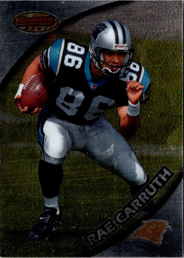 1997 Playoff Contenders Rookie Wave Pennants Green Felt Rae Carruth #5