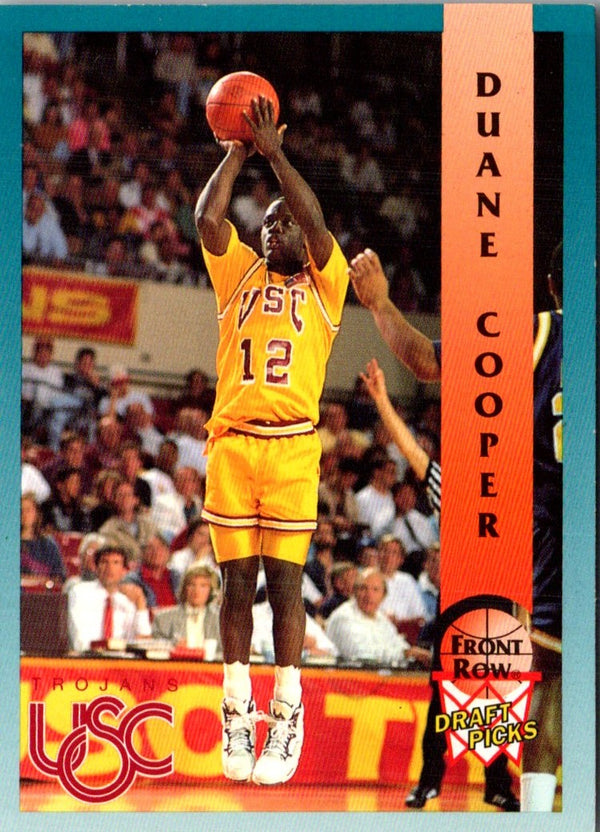 1992 Front Row Draft Picks Duane Cooper #86