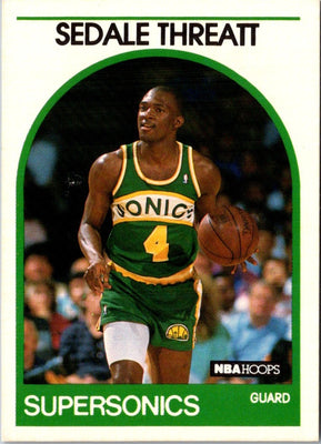 1989 Hoops Sedale Threatt #287