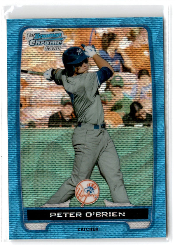 2012 Bowman Draft Picks & Prospects Chrome Peter O'Brien #BDPP40