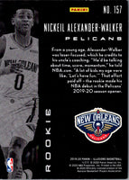 2019 Panini Nickeil Alexander-Walker #157 Rookie