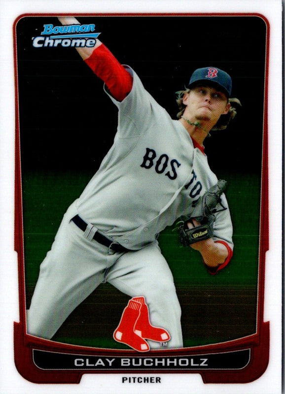 2012 Bowman Chrome Clay Buchholz #204