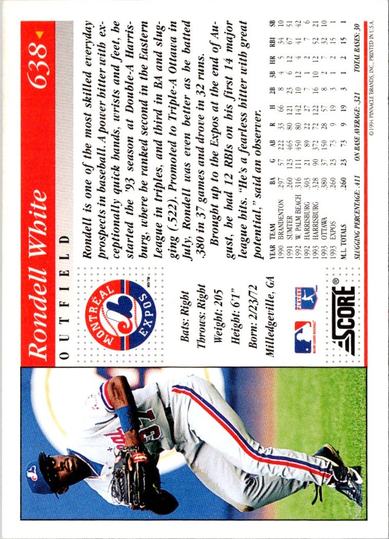 1994 Score Rondell White