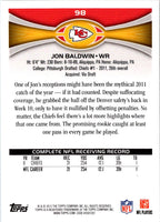 2012 Topps Jon Baldwin #98