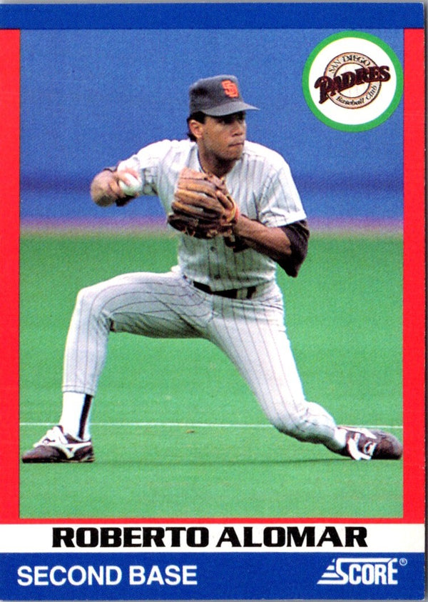 1991 Score 100 Superstars Roberto Alomar #100