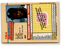 1992 Bowman Riccardo Ingram #164 Rookie