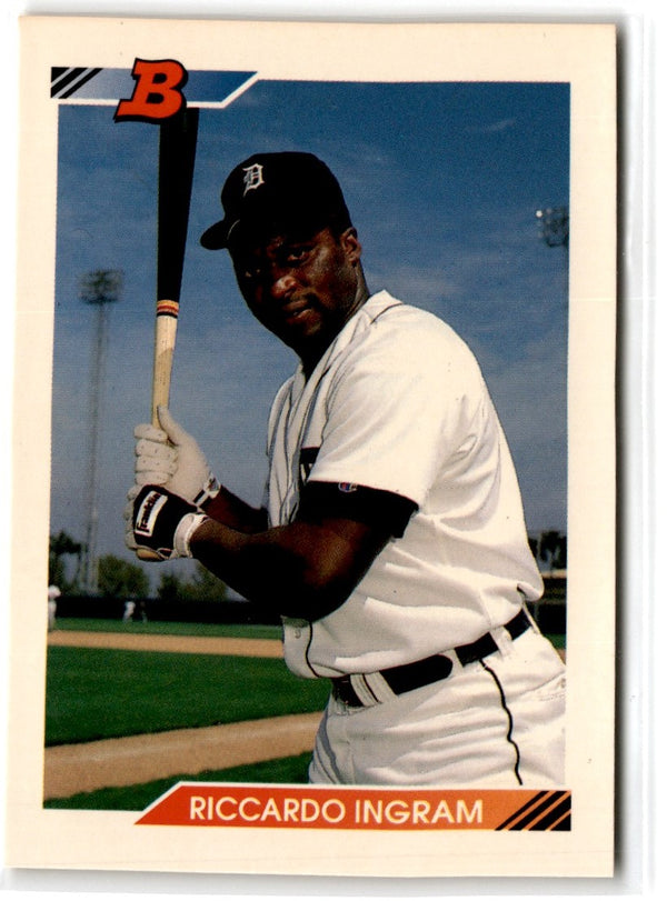 1992 Bowman Riccardo Ingram #164 Rookie