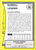 1990 Pacific Legends Ralph Kiner #36