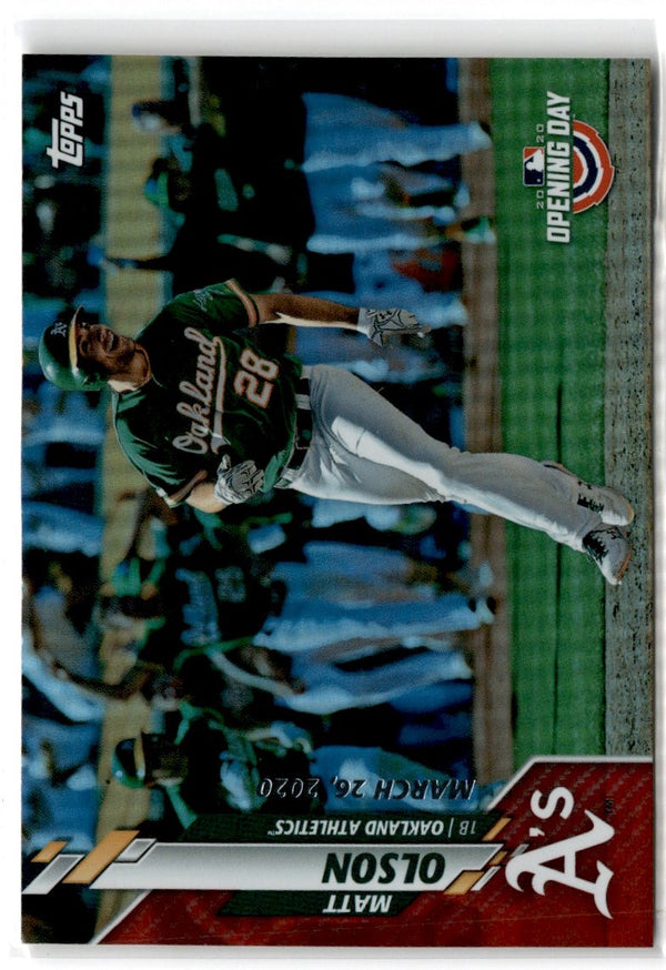 2020 Topps Opening Day Matt Olson #184