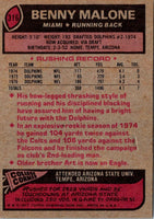 1977 Topps Benny Malone #316 Rookie NR-MT