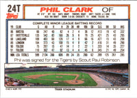 1992 Topps Traded Gold Phil Clark #24T