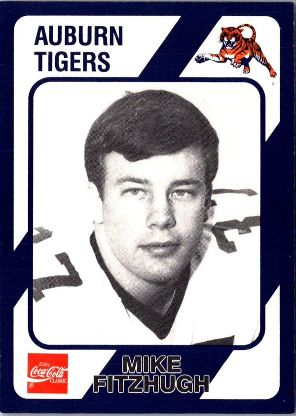 1989 Collegiate Collection Auburn Coke 580 Mike Fitzhugh #549