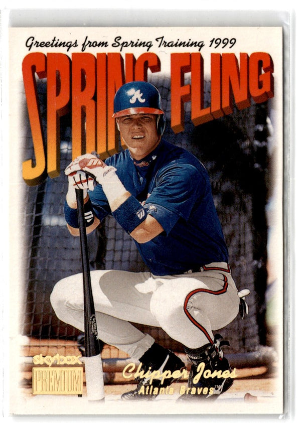 1999 SkyBox Premium Chipper Jones #296