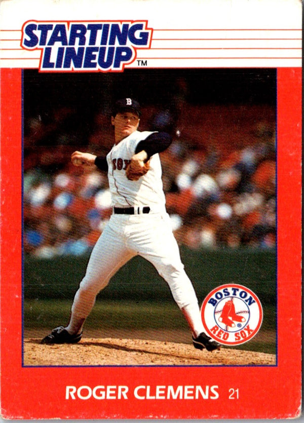 1988 Kenner Starting Lineup Talking Baseball Boston Red Sox Roger Clemens #6