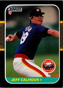 1987 Donruss Jeff Calhoun