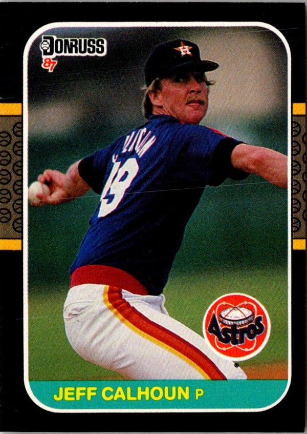 1987 Donruss Jeff Calhoun #578
