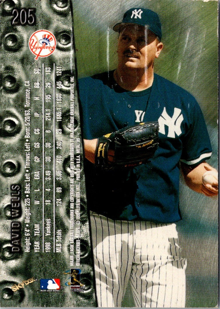 1999 Metal Universe David Wells