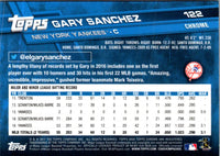 2017 Topps Chrome Gary Sanchez #122