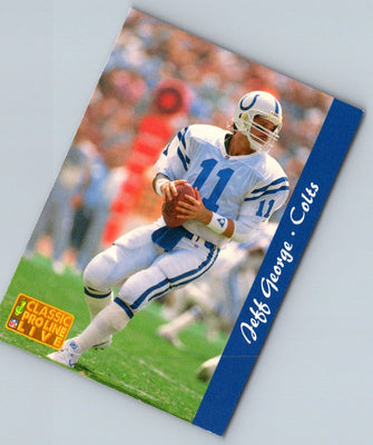 1993 Fleer Fruit of the Loom Jeff George #12