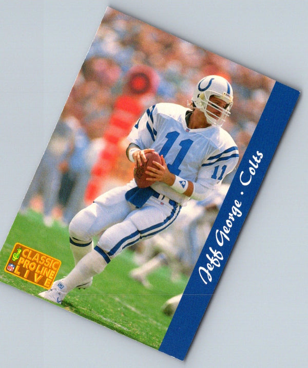 1993 Fleer Fruit of the Loom Jeff George #12