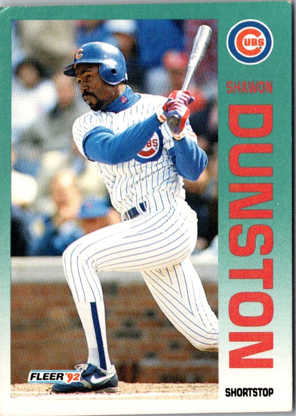 1992 Fleer Shawon Dunston #380