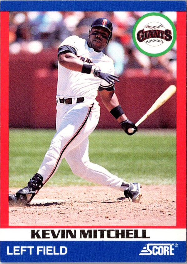 1991 Score 100 Superstars Kevin Mitchell #98