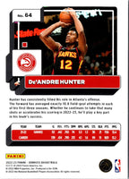 2022 Donruss Holo Laser Red/Gold De'Andre Hunter #64