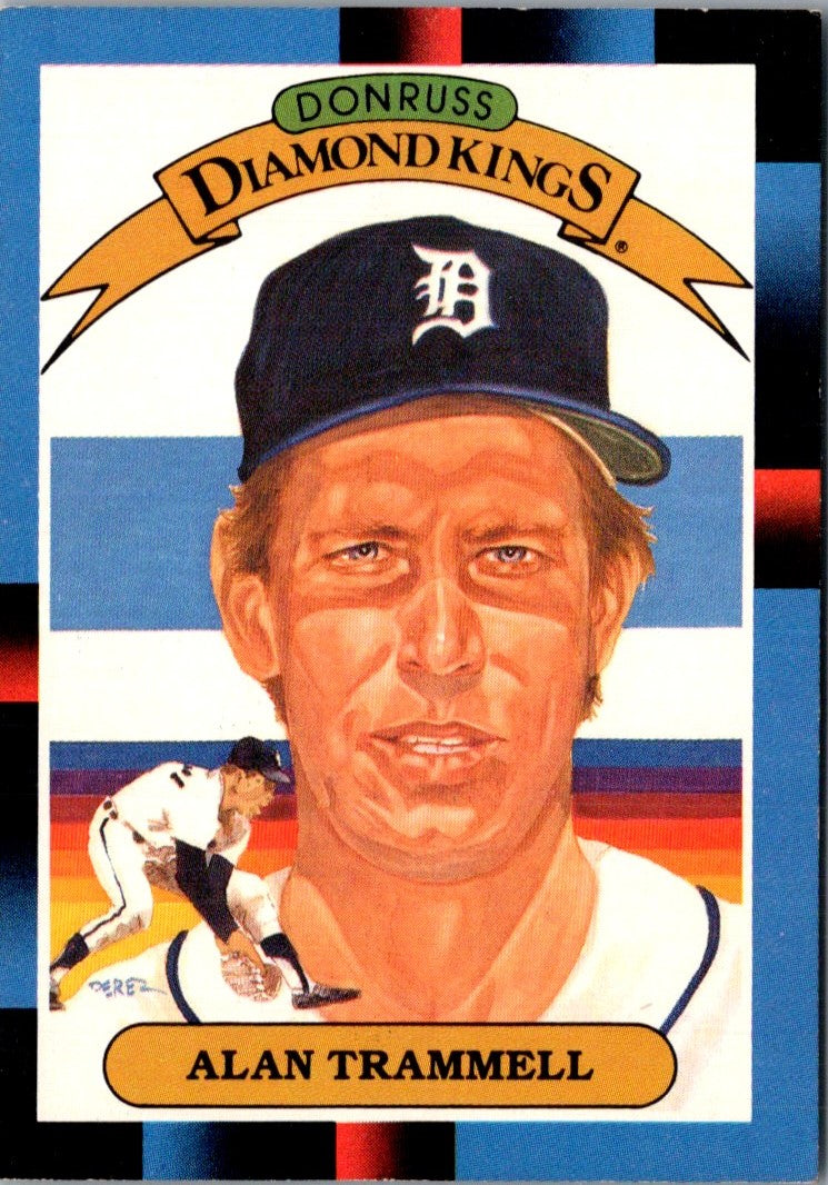 1988 Donruss Super Diamond Kings Alan Trammell