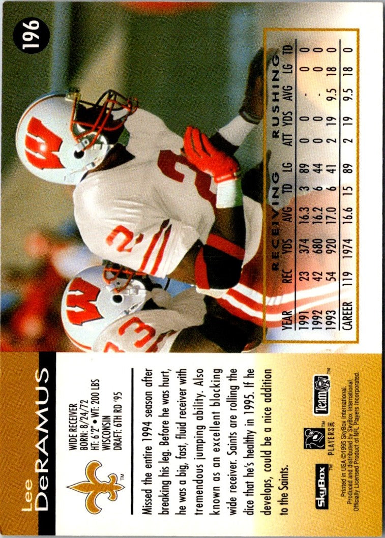 1995 SkyBox Impact Lee DeRamus