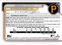 2024 Bowman Prospects Estuar Suero #BP-63