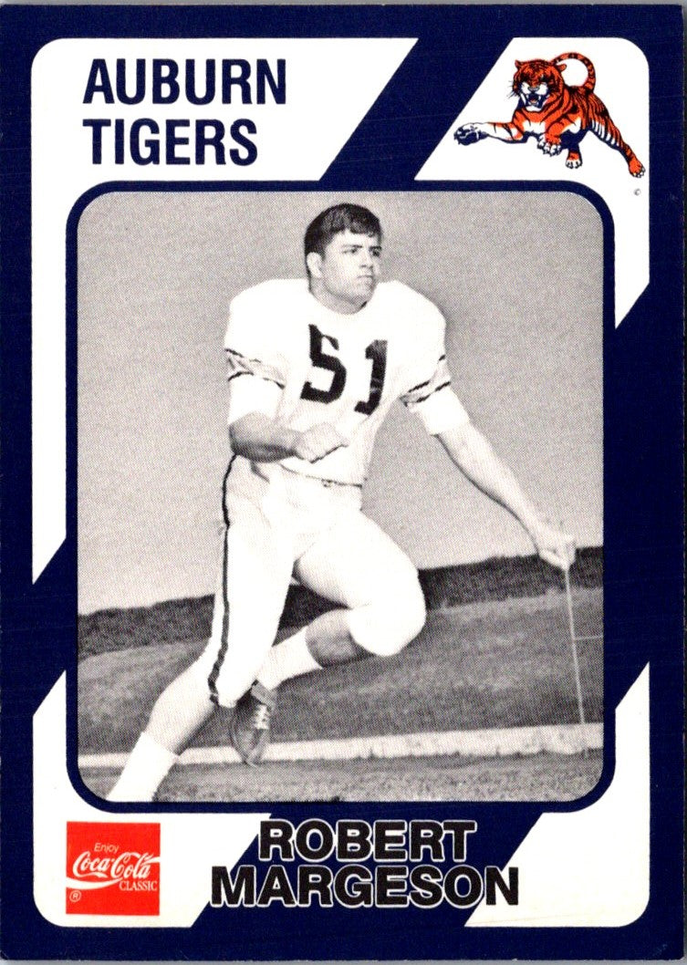 1989 Collegiate Collection Auburn Coke 580 Robert Margeson