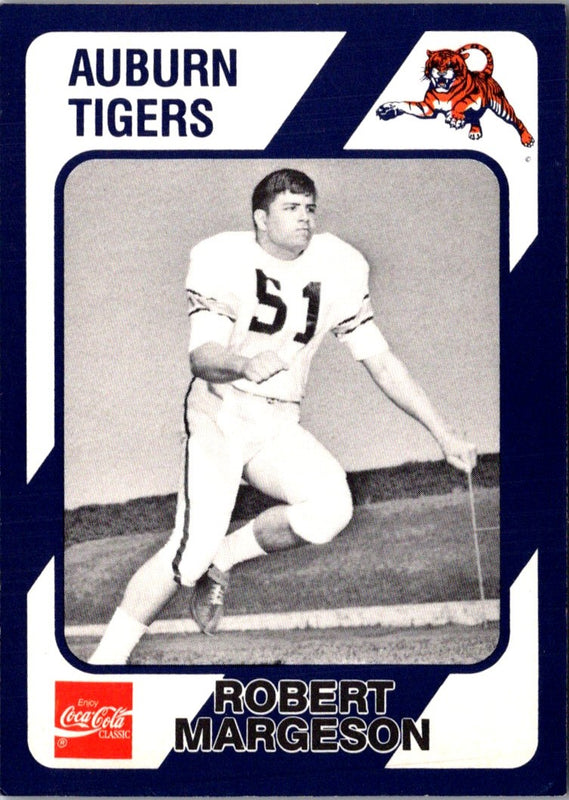 1989 Collegiate Collection Auburn Coke 580 Robert Margeson #297