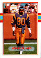 1989 Score Henry Ellard #137