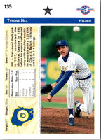 1992 Upper Deck Minors Tyrone Hill #135