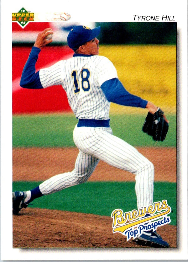 1992 Upper Deck Minors Tyrone Hill #135